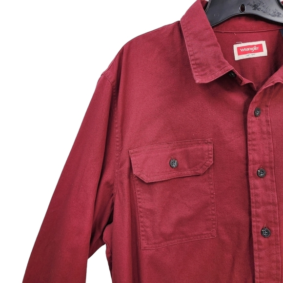 Wrangler Men's Long Sleeve Epic Soft Woven Shirt - L - Picture 3 of 7